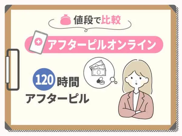 120時間アフターピルの値段で比較