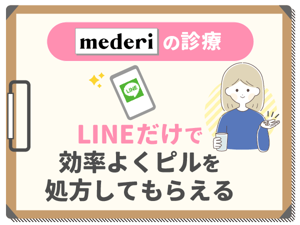 メデリピルの口コミ：LINEだけで効率よくピルを処方してもらえる